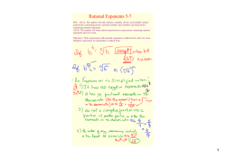 Rational Exponents 57