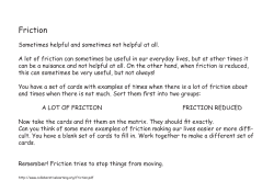 Friction