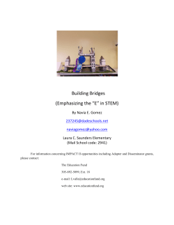 Building Bridges - The Education Fund