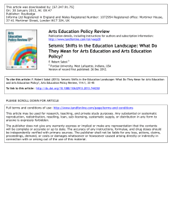 Seismic Shifts in the Education Landscape: What Do They Mean for