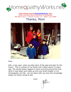 the Mid March 2012 Newsletter