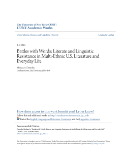 - CUNY Academic Works