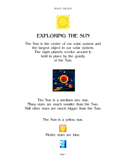 SPACE - THE SUN