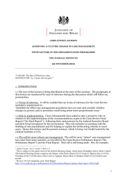 Achieving culture change case management