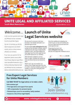 2015 Legal Services South West Autumn Winter