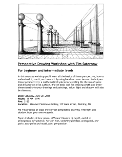 Perspective Drawing Workshop with Tim Saternow