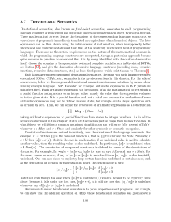3.7 Denotational Semantics