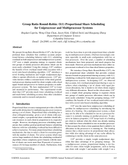 Group Ratio Round-Robin: O(1) Proportional Share