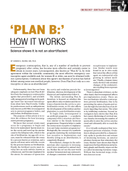 PLAN B - Catholic Health Association