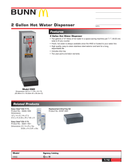 2 Gallon Hot Water Dispenser