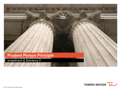 Prudent Person Principle