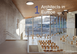 Architects in Europe