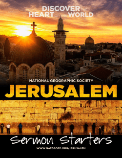 Jerusalem Faith Guide Sermons