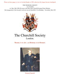 PDF - Churchill Society