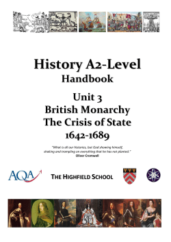 History A2-Level - thecrisisofstate