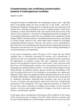 Beyond Development Complementary