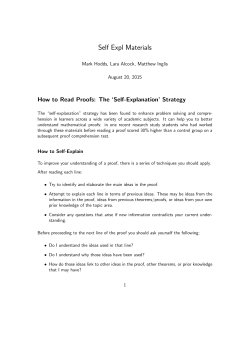 Self Expl Materials