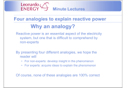 Four analogies to explain reactive power Minute Lectures