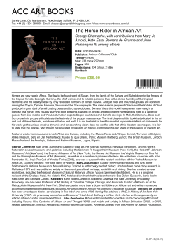 The Horse Rider in African Art