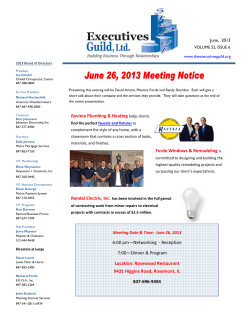 June 2013 - Executives Guild