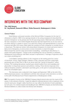 Interviews with the red Company
