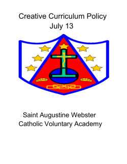 Creative Curriculum Policy