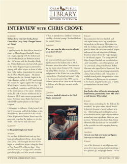 Chris Crowe - Orem Public Library