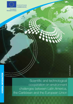 Scientific and technological cooperation on environment challenges