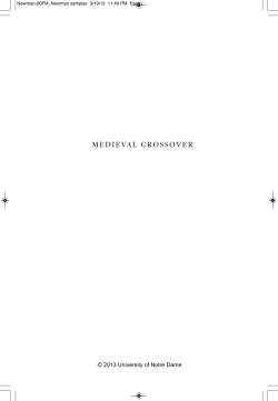 medieval crossover - University of Notre Dame