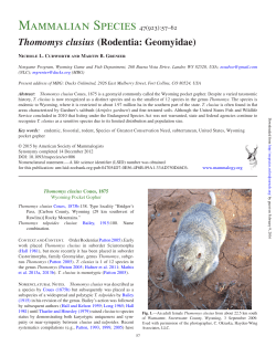 MAMMALIAN SPECIES 47(923):57&ndash;62