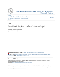Excalibur`s Siegfried and the Music of Myth