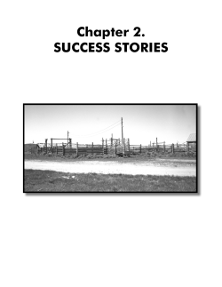 Chapter 2. SUCCESS STORIES