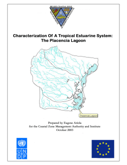 Characterization of a Tropical Estuarine System: The Placencia