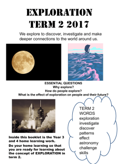 Exploration Holiday Homework 2017