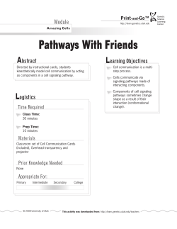 Pathways With Friends - Teach Genetics (Utah)