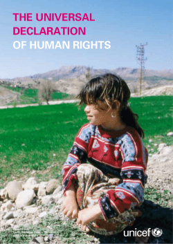 The Universal Declaration of Human Rights