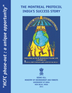 "H CFC phase-out : a unique opportunity"