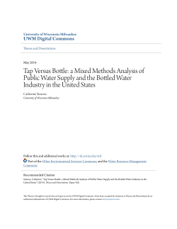 Tap Versus Bottle: a Mixed Methods Analysis of Public Water Supply