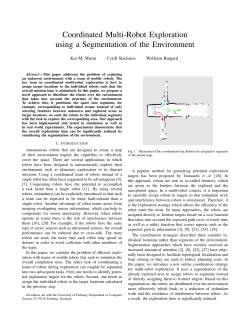 Coordinated Multi-Robot Exploration using a