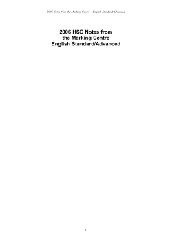 2006 Notes from the Marking Centre - English