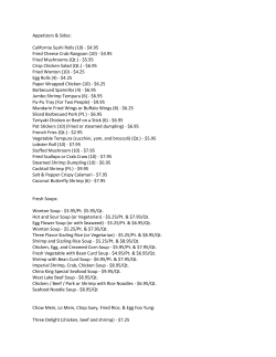 to Our Menu - Chinese Buffet - Lompoc, CA