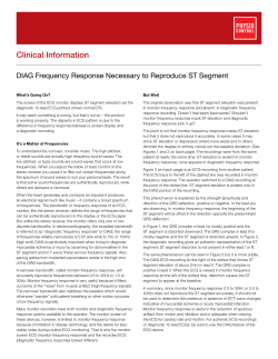 DIAG Frequency Response Necessary to