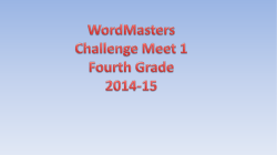 Directional prefixes (at, ad, de, dis, con,ex, pre