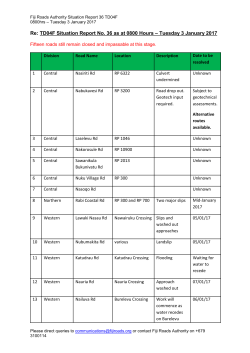 Re: TD04F Situation Report No. 36 as at 0800 Hours &ndash; Tuesday 3