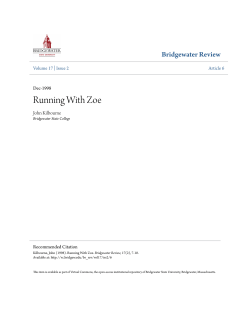Running With Zoe - Virtual Commons