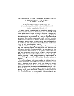 DECOMPOSITION OF THE CAPSULAR