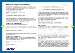 SSWA003 Personal Flotation