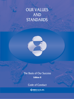 Our Values and standards
