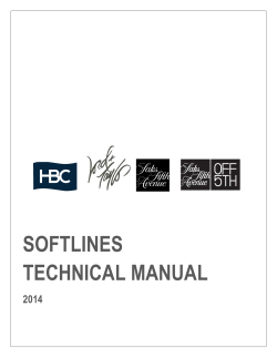 softlines technical manual