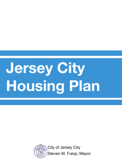City of Jersey City Housing Plan